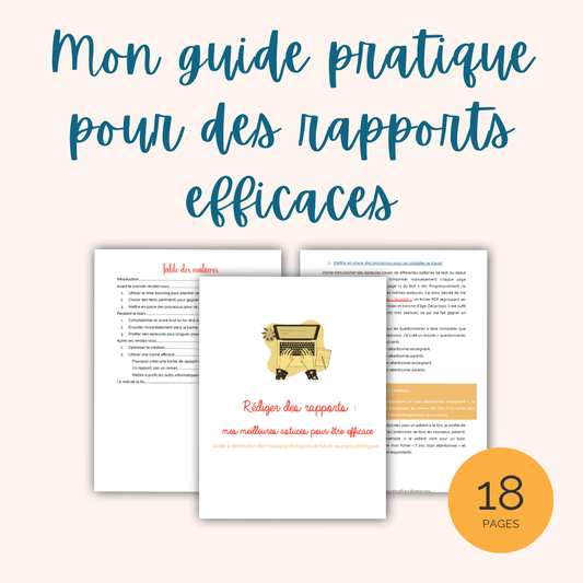 Guide pratique pour des rapports efficaces